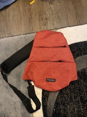 FITKICKS Men's Red Sling Belt Bag — Hands-Free Everyday Carry